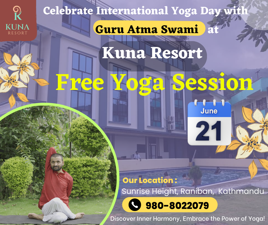 Yoga with Atma Swami at kuna resort